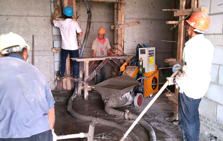 南京二次构造柱泵合作案例