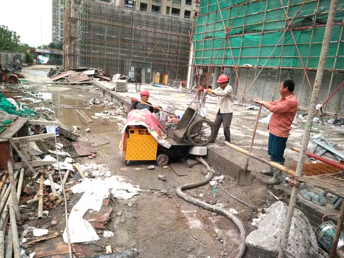 二次构造柱泵厂家交付南京兴隆大街