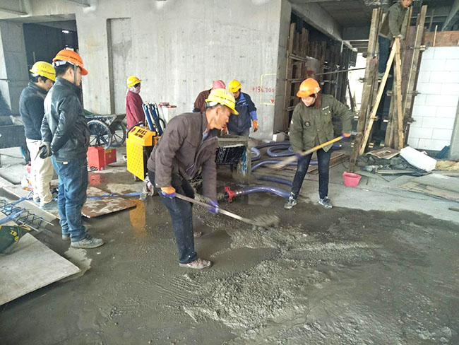 上海建工金鹰国际项目施工现场