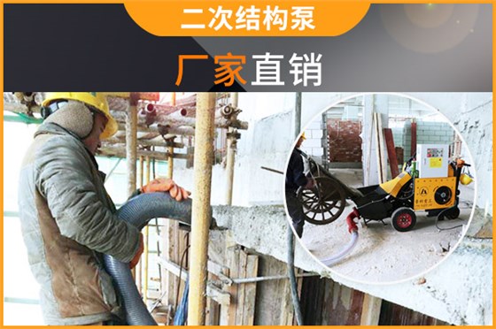 二次结构浇柱泵