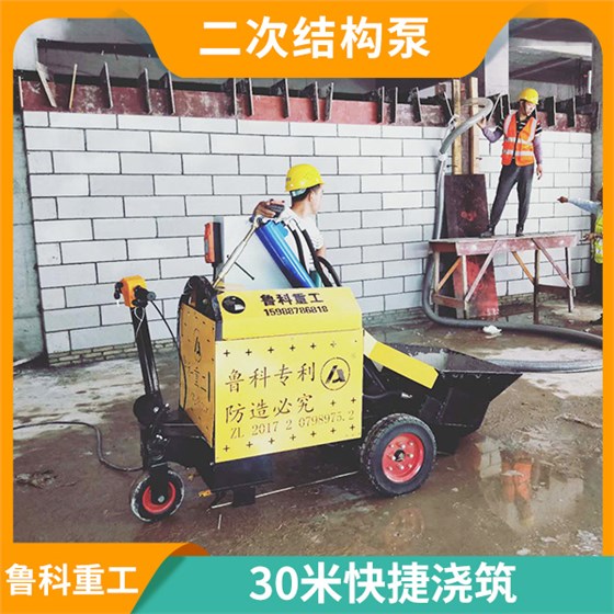二次结构打柱专用泵