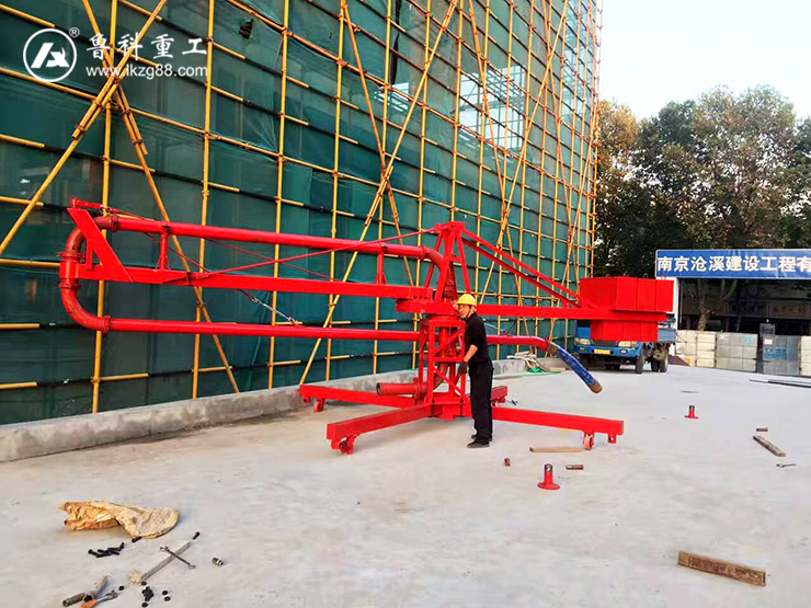 鲁科重工室内布料机携手南京复兴街项目