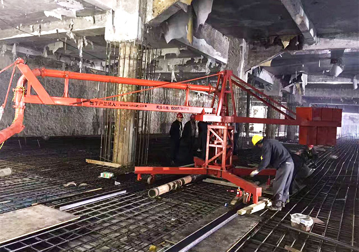 鲁科重工液压布料机携手南京沧溪建设二板桥地块项目