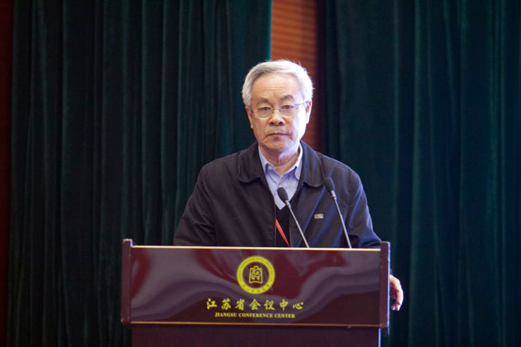 中国工程院土木、水利与建筑工程学部常委会主任周福霖院士在论坛开幕式上致辞