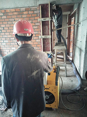3月23日南京二次结构泵合作江苏建工同城逸境家园项目