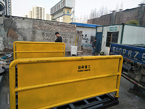 3月24日南京工程洗车机合作维业园林科技园新安江街道路工程项目