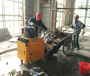 3月26日二次结构泵合作上海宝健上海京鑫管道新建厂房项目
