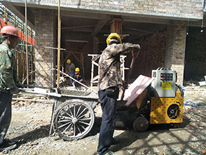 4月7号南京二次构造柱泵合作程达建设临沂商城二期项目
