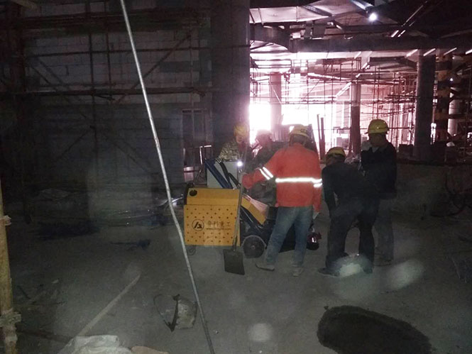 5月6日南京二次构造柱泵合作上海建工一建华彩天地项目