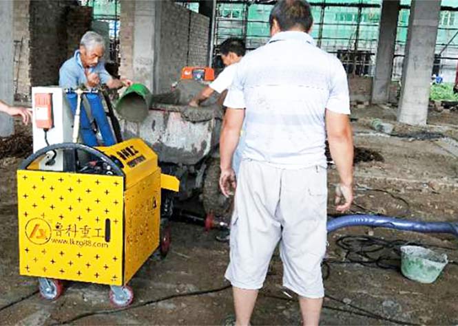 6月28日安徽二次构造柱泵合作明达建设富源物流数字物流港项目
