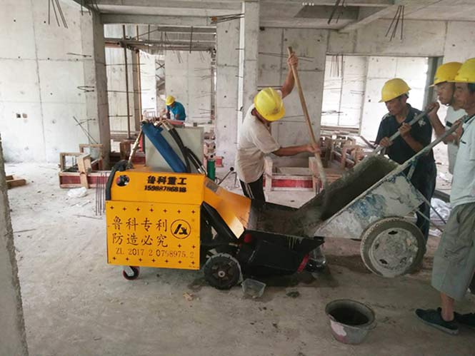 8月5日苏州新型二次构造柱泵厂家合作宝诚建筑爱丽思生活用品新建二期项目