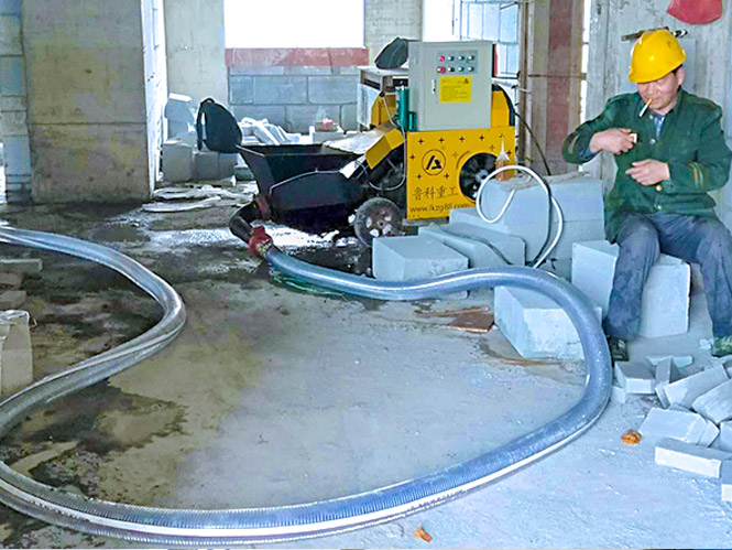 卧式二次构造柱泵合作上海建定建设六合科创园一期工程项目