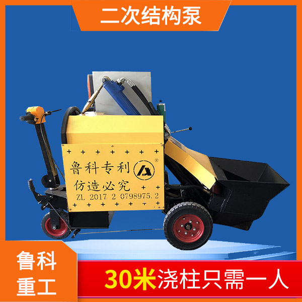 二次结构浇筑泵200斤