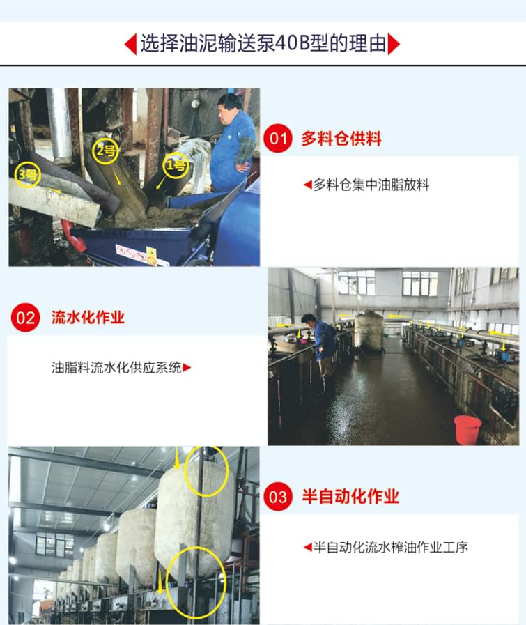 油泥输送泵产品优势